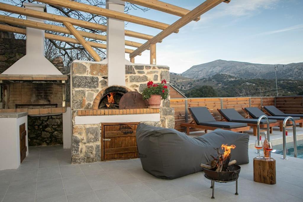Lasithi Luxury Villa Mesa Lasithi Buitenkant foto